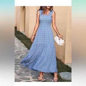Blue maxi dress